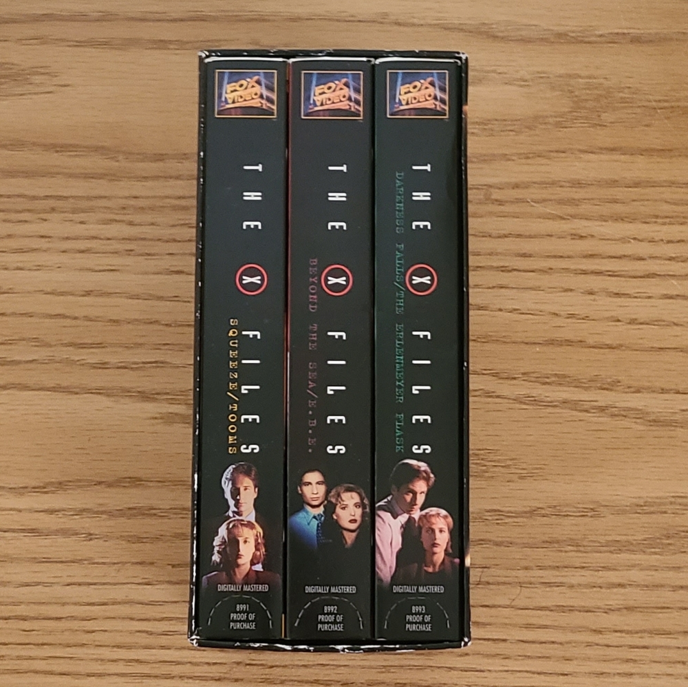 X-Files Boxed VHS Tapes 📼